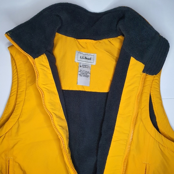 L.L. Bean Vest Women Nylon Fleece Lined Full Zip Vest - Petite S + FREE GIFT - Picture 4 of 9